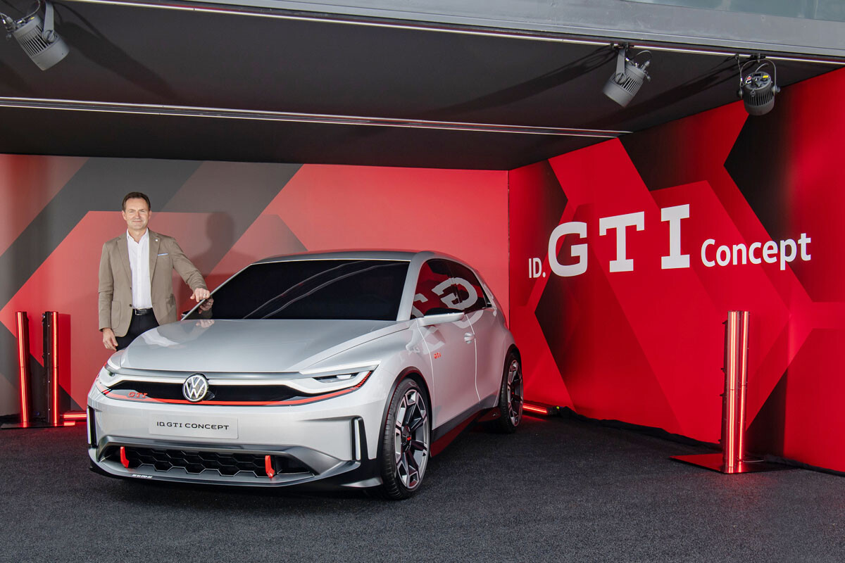 【IAA2023】電気自動車になったゴルフGTIのコンセプトモデルが登場