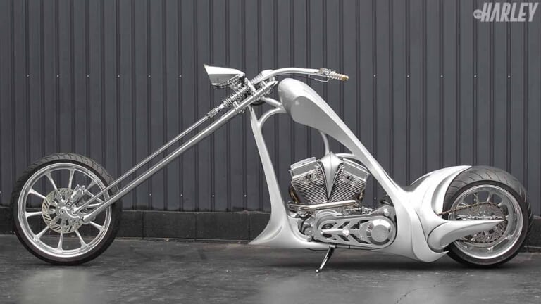 ハーレーカスタムトレンドニュース 驚愕クオリティ の合法カスタムチョッパー トライジャ Webヤングマシン 自動車情報サイト 新車 中古車 Carview