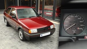 【このポロ クーペGTなんぼ？】このVWポロは32年落ちだが実質的には新車だ　走行距離は驚異の716km！その値段は？