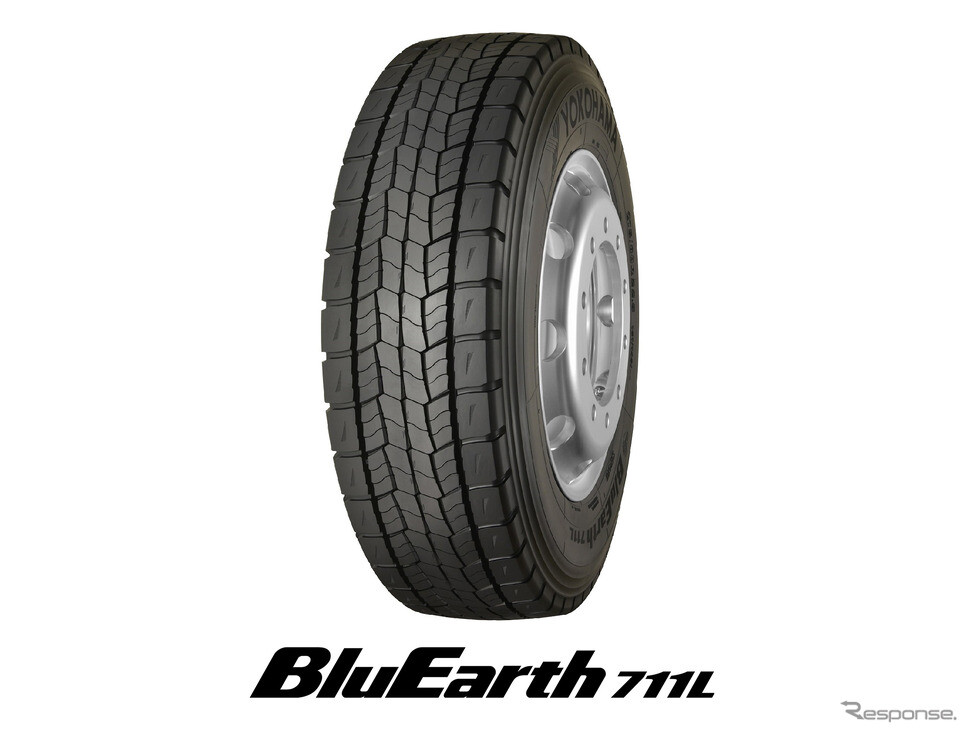 三菱ふそうの大型トラック『スーパーグレート』がヨコハマタイヤ「BluEarth 711L」を新車装着