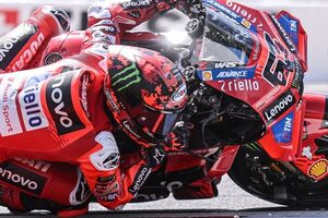 【MotoGP】今季初ポール獲得を喜ぶバニャイヤ「僕たちはこの結果に値する」 転倒マルケスは2番グリッドに安堵
