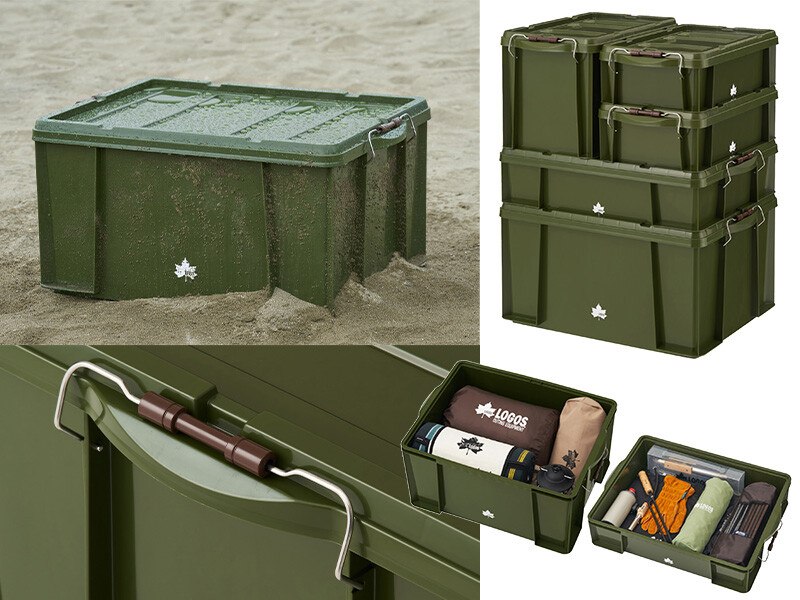 キャンプツーリングに便利なホムセン箱！ LOGOS（ロゴス）から新型収納ボックス「スタッキングボックス」シリーズが新発売