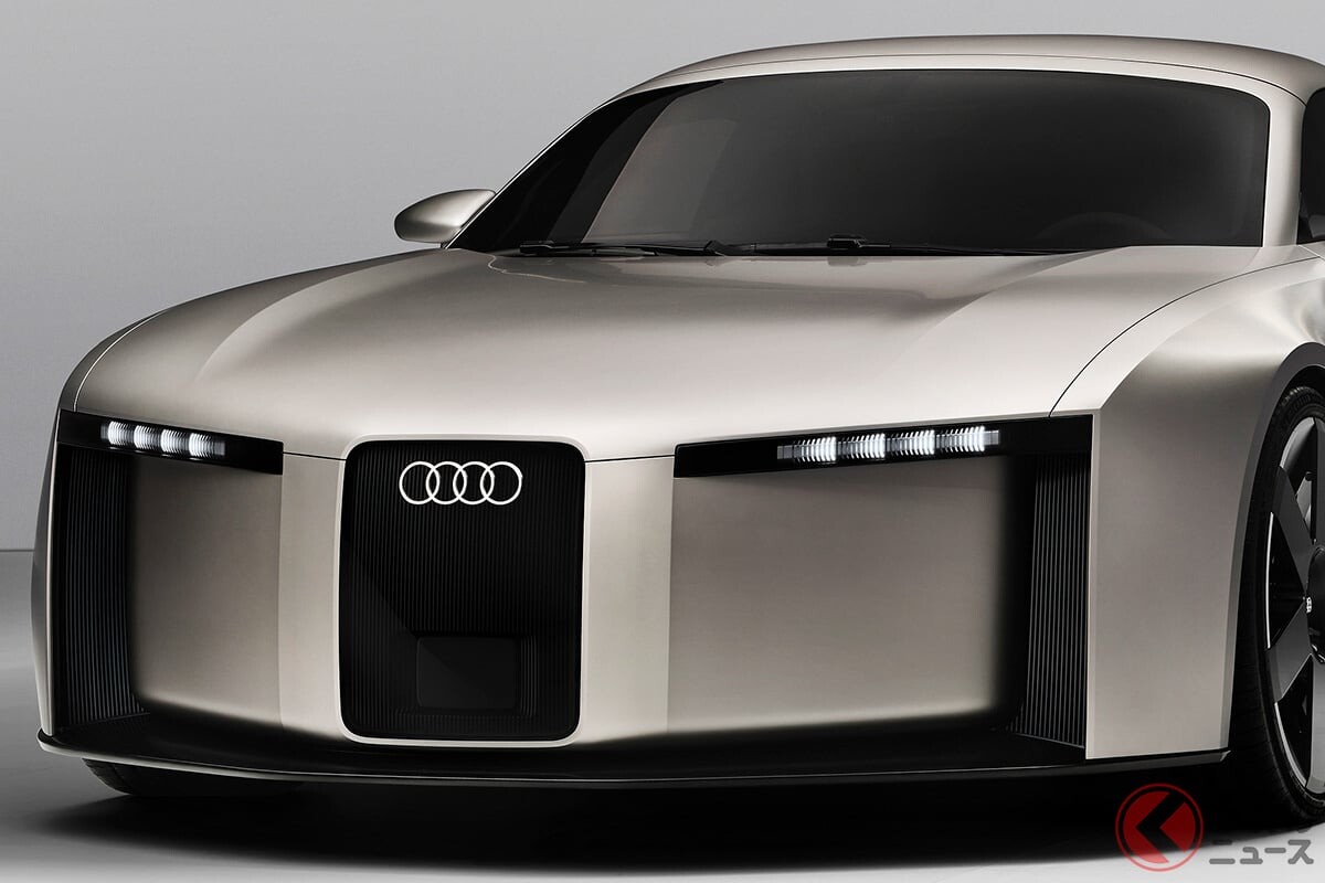 アウディが次世代型「“本格”スポーツカー」世界初公開！ 美しい2ドアクーペボディに新グリルを採用 新コンセプトモデル「コンセプトC」欧州で発表！