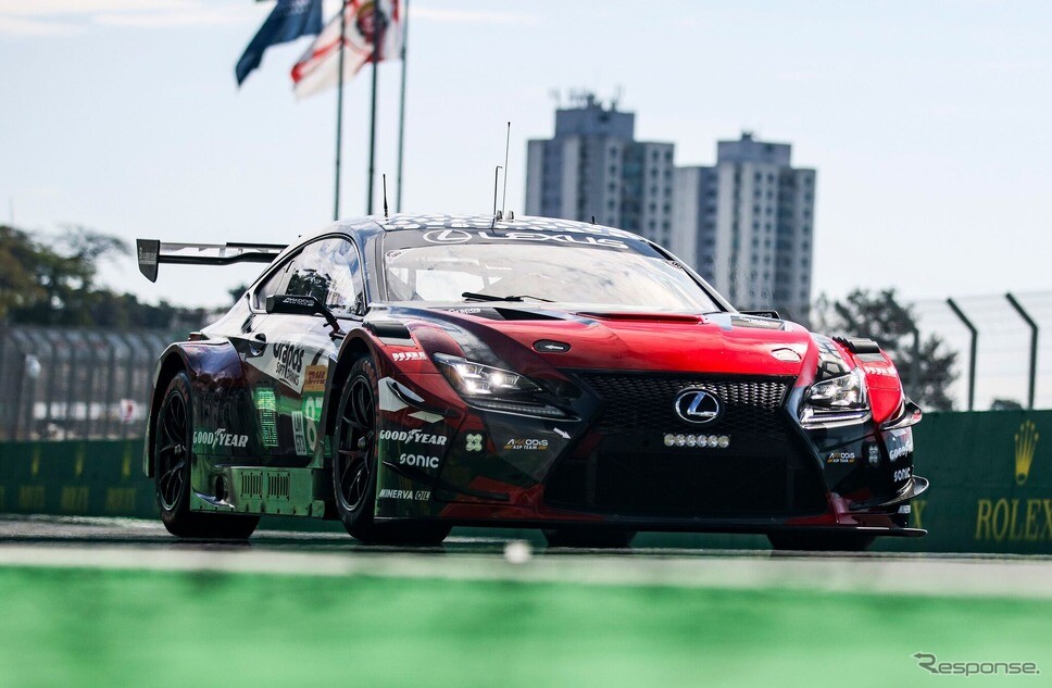 レクサス『RC F』世界耐久選手権で初勝利、「サンパウロ6時間」で216周を完走