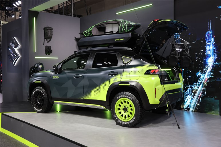 【コンセプトは都会の夜釣り】その名も「フロンクス シーバス ナイトゲーム」シティ派SUVがアクティブスタイルに変身