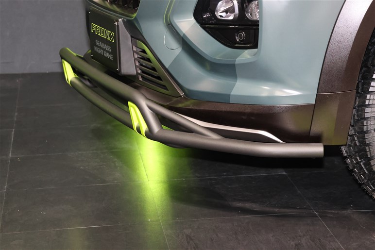 【コンセプトは都会の夜釣り】その名も「フロンクス シーバス ナイトゲーム」シティ派SUVがアクティブスタイルに変身