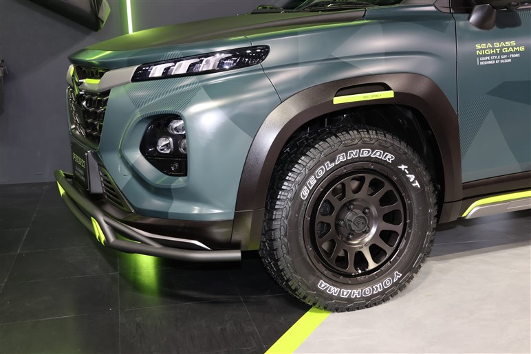 【コンセプトは都会の夜釣り】その名も「フロンクス シーバス ナイトゲーム」シティ派SUVがアクティブスタイルに変身