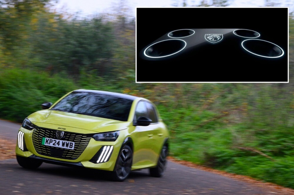 プジョー、次期『208』に長方形ステアリングホイール採用へ　11月にコンセプトモデル公開