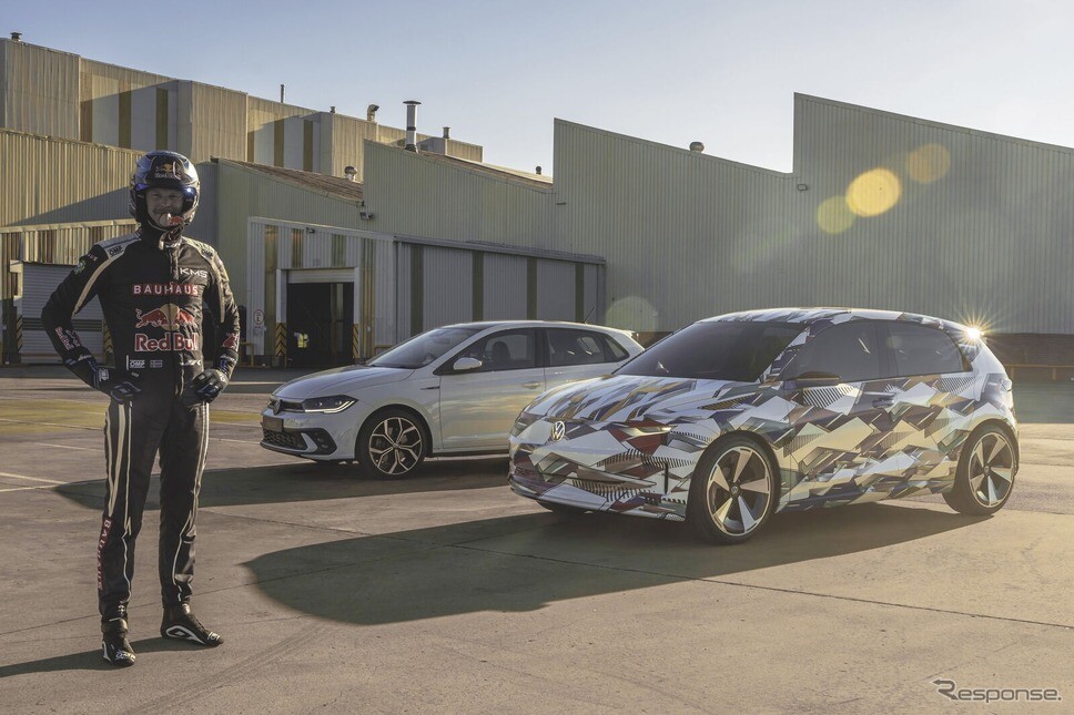 次世代『ID.ポロ』もチラ見せ…VW『ポロ』50周年、記念動画でドリフト披露