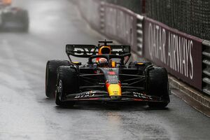 フェルスタッペン、F1モナコGP完勝も一時は雨でコントロール失う「ある意味、ウォールに当たって良かった……」と安堵