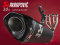 限定2本!! アクラポヴィッチ Ninja ZX-10R/RR 用30周年記念マフラーの予約受付が7/5よりスタート