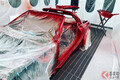 マツダ「RX-7ワイスピ仕様」初公開！ ド迫力エアロ＆オープン仕様で登場！ きらめくレッドボディカスタムカーとは