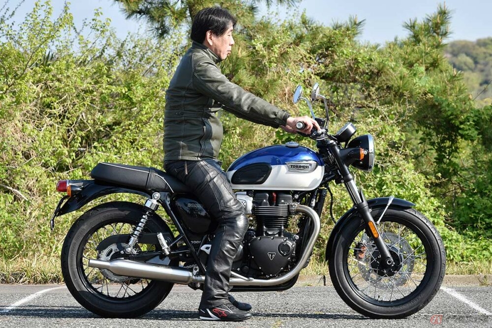 トライアンフ製バーチカルツインの王道「Bonneville T100（ボンネビル ...