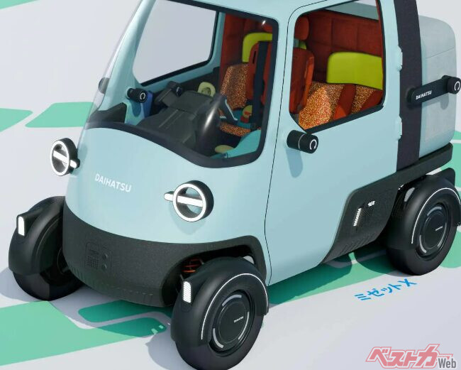 2回目の復活！　ダイハツの本命は軽四輪2人乗りのミゼットX!!