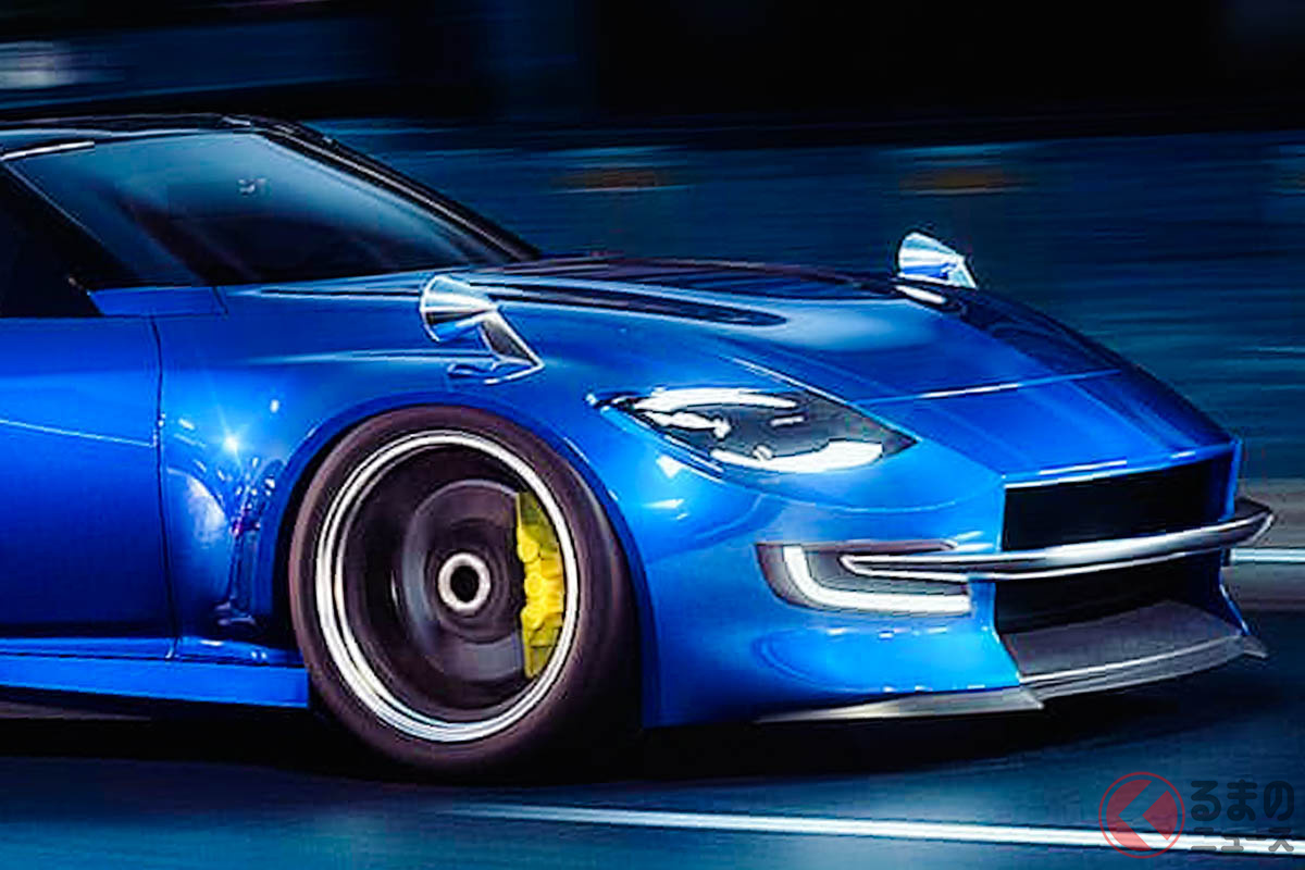 新型 フェアレディz を 旧車 風カスタムで レトロ 化 メッキバンパー フェンダーミラー装備 S30型 モチーフのド迫力レンダリングが カッコイイ くるまのニュース 自動車情報サイト 新車 中古車 Carview