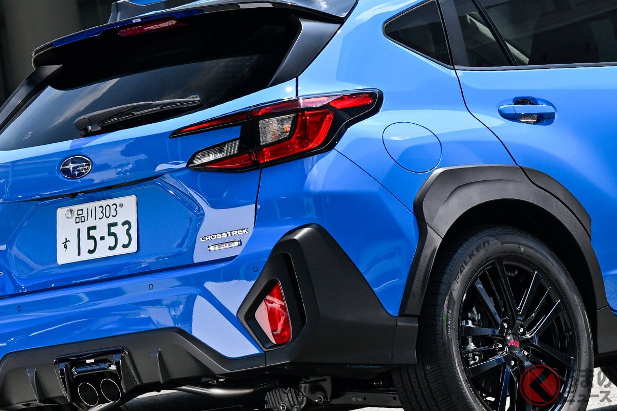 スバル「最新クロスオーバーSUV」スポーティエアロ×斬新