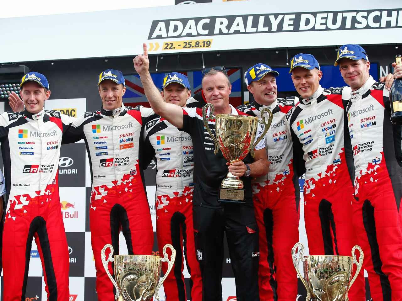 WRC第10戦ラリー ドイチェランド、トヨタ ヤリスが1-2-3、表彰台を独占する歴史的勝利【モータースポーツ】