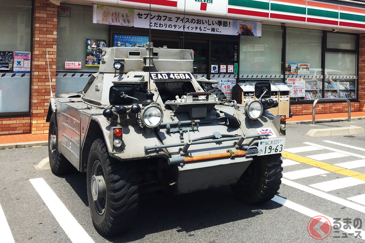 「女の子と待ち合わせなんですが…」 現れたのは「装甲車」でした！ 日本に1台しかない「フェレット」ってナニ？