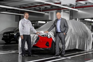 アウディ初の電動SUV「eトロン」生産開始　正式発表は今月