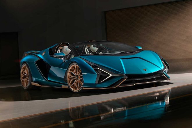 ランボルギーニ初のハイブリッド スーパースポーツカー シアン にロードスターモデルが登場 Autosport Web 自動車情報サイト 新車 中古車 Carview