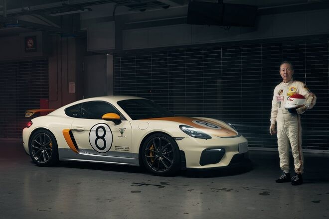 ポルシェ、1967年日本GP優勝の906を再現した『718ケイマンGT4 Tribute to 906』を公開