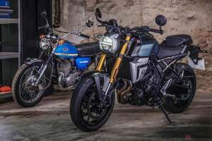 スズキの隠し玉!? まさかの夏季に新型モデルを発表?? 800ccシリーズの新たな仲間は往年の名車をオマージュしたネオレトロなストリートバイク!! 「GSX-8T」登場