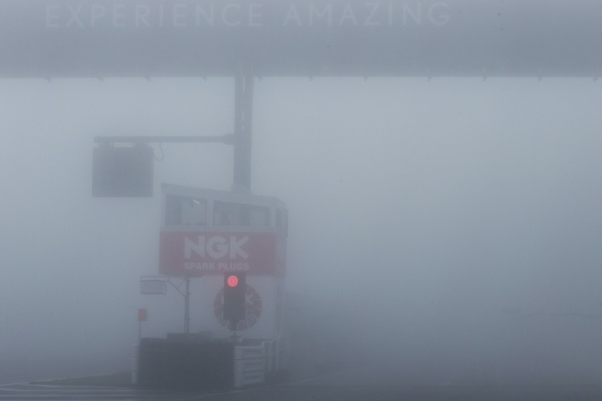 スーパーフォーミュラ第3戦オートポリス：決勝日朝は濃霧に……フリー走行は天候不良でキャンセル。サポートレースも続々中止に