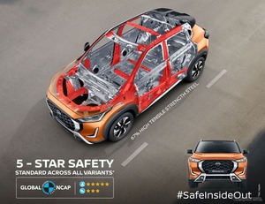 日産の小型SUV『マグナイト』、グローバルNCAPで最高の安全性評価