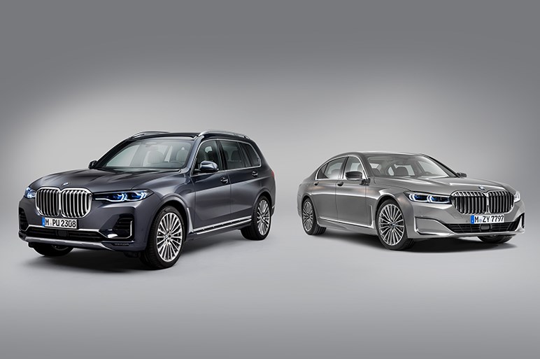 BMW 7シリーズが化粧直しでX7風の迫力顔に。中国好みのテイストも
