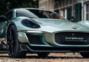 HKS、ケータハムのスポーツクーペ『プロジェクトV』開発を支援、高性能サスペンション提供