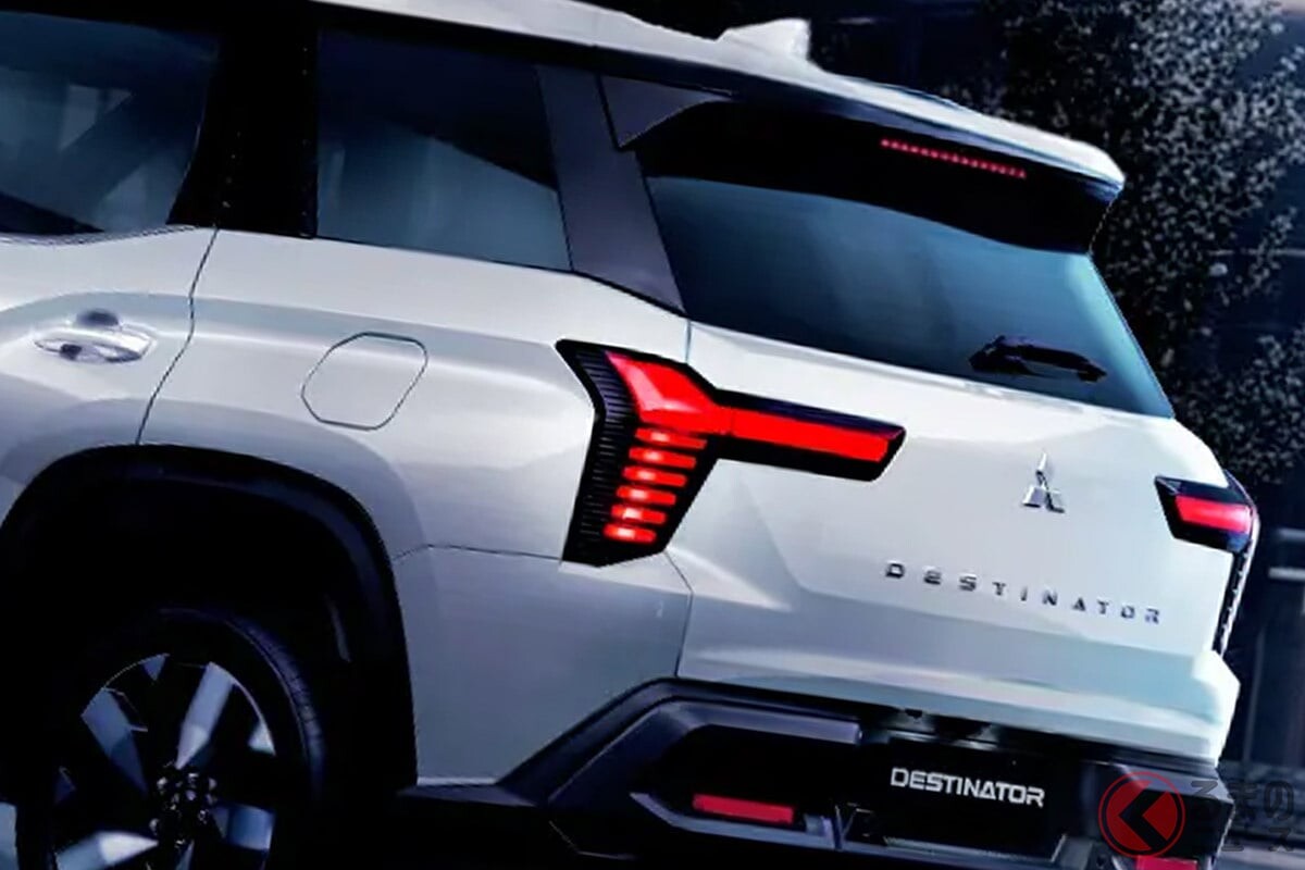 三菱「新型“3列7人乗り”SUV」まもなく登場！ 「ジムニー」を超える地上高×“背面タイヤ風”デザイン採用！ FFのみの「新型デスティネーター」フィリピンで発表へ！
