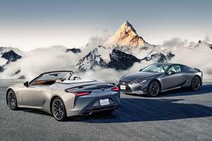 レクサス「LC」 クーペは鋭く、オープンは優雅に…走りの個性を磨いた特別仕様車