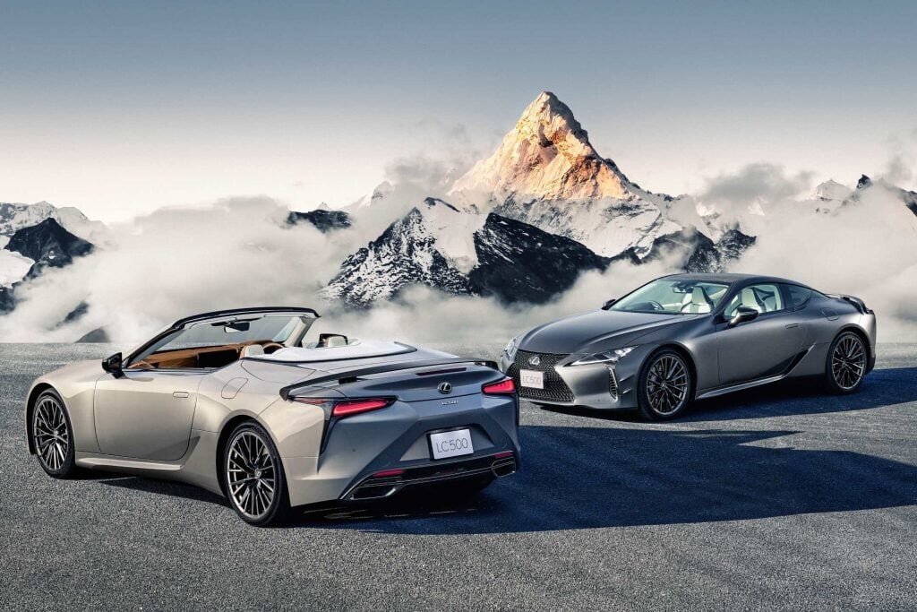レクサス「LC」 クーペは鋭く、オープンは優雅に…走りの個性を磨いた特別仕様車