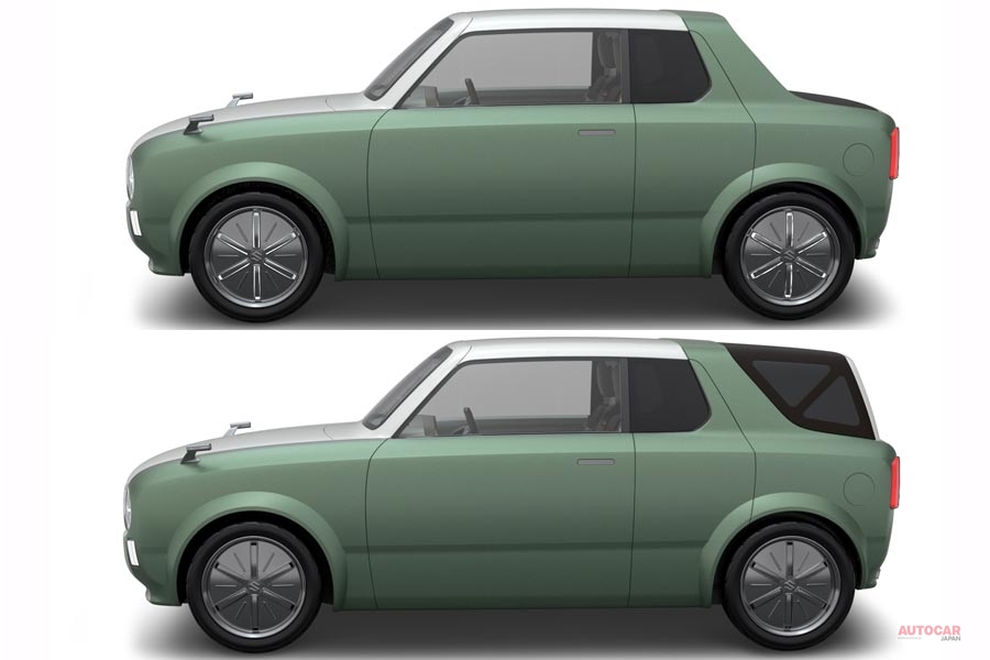 スズキ 新型クーペ ワクスポ 全長3 7mの4座phev ワゴン車に変形 Tms19 Autocar Japan 自動車情報 サイト 新車 中古車 Carview