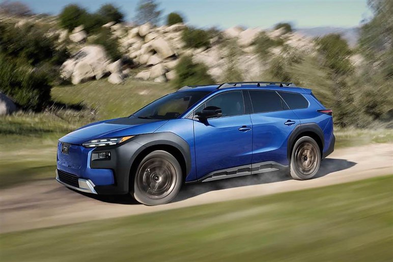スバル新型EV「トレイルシーカー」登場 日本導入は2026年、価格は750万円前後か？