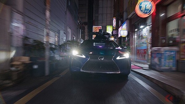レクサスLCがカーチェイス！？マーベルヒーロー映画「ブラックパンサー」で韓国・釜山の街を疾走
