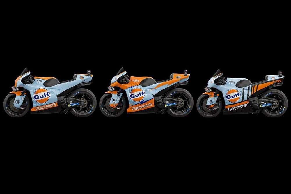 【MotoGP】トラックハウス、開幕2戦で大注目ガルフオイル特別カラーを終盤戦で復活！　ファン投票で3種類から決定へ