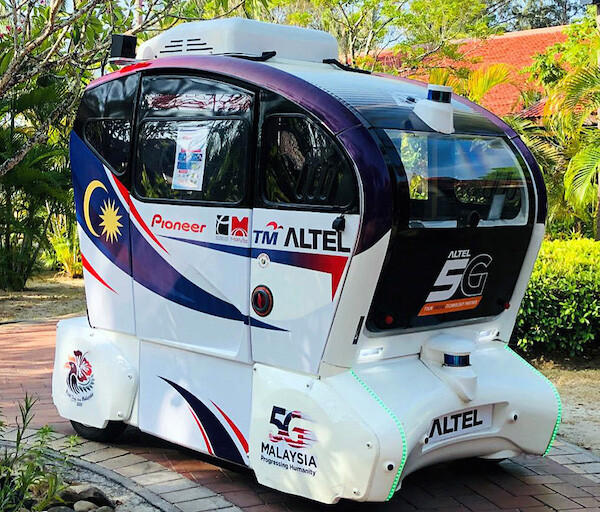 パイオニア　マレーシアの5G通信による自動運転実験に参加