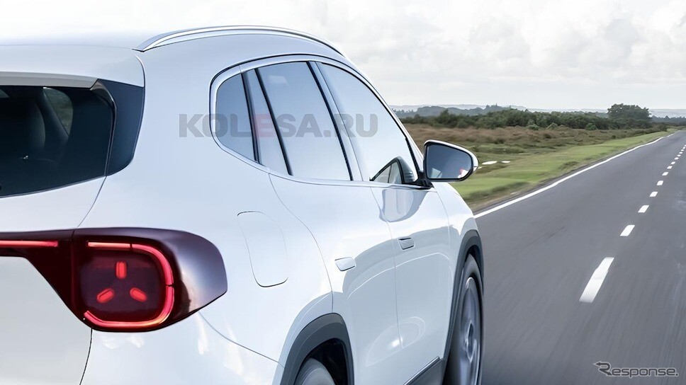 メルセデスベンツ『GLA』次世代型をいち早くプレビュー！ 斬新なテールライト装備？