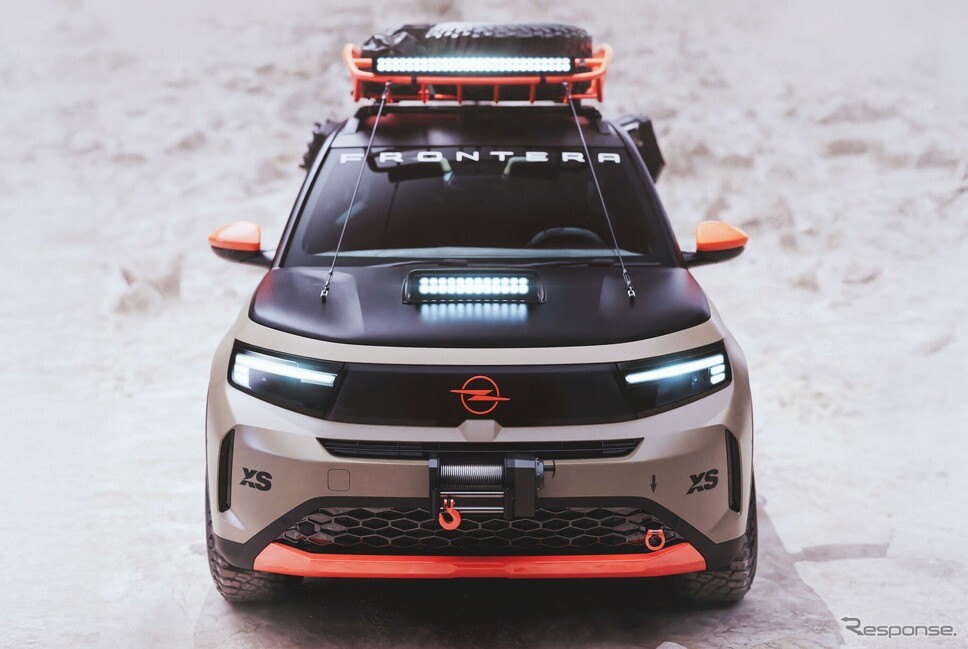 オペルの新型コンパクトSUV『フロンテラ』、オフロード仕様をEVで提案