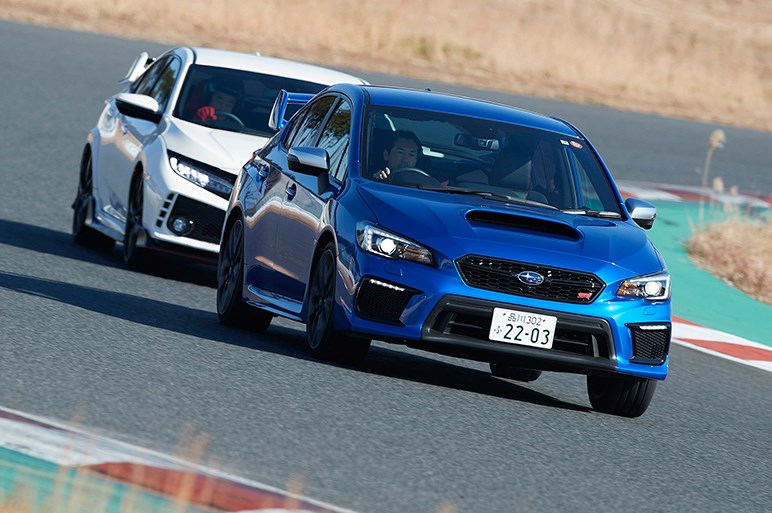 WRX STIとシビック タイプRをサーキットでガチ対決させる