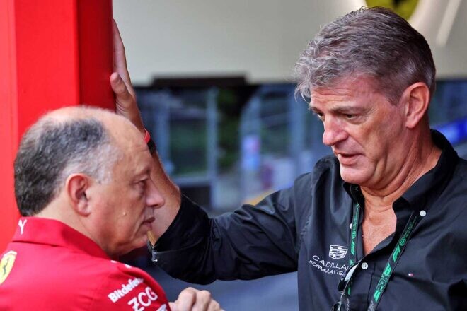 キャデラックF1、年内にフェラーリのマシンで走行へ「このテストは連携して働くメカニックのためのもの」シャシーは未定