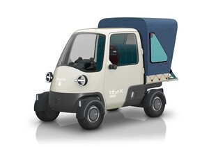 超レアな「大阪城エンブレム」が復刻！ダイハツ、レトロフューチャーな「ミゼットX」を初披露