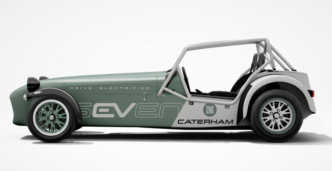ケータハム・セブンの電気自動車コンセプトモデル「EVセブン」が登場