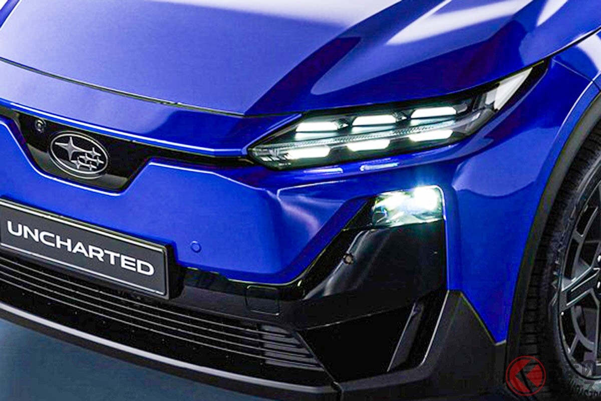 スバル「新型SUV」世界初公開！ “338馬力”の「スポーティモデル」！ 斬新「ツルツル顔」＆高性能4WDがイイ「アンチャーテッド」米国に登場