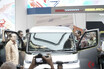 ダイハツが新型「小型バン」世界初公開！ 斬新「一文字ライト＆ツルツルボディ」採用！ 「VIZION-F」実車展示！ インドネシアで