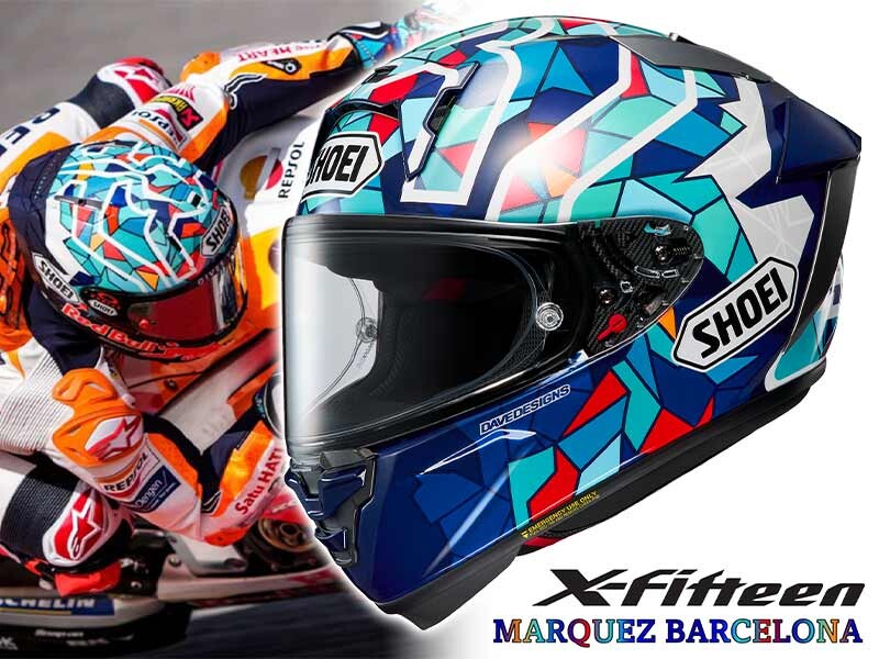 セキュリティ・セーフティ SHOEI X-Fifteen MARQUEZ BARCELONA Shoei X-15 Marquez Barcelona Helmet - YouTube