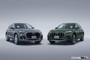 新型アウディ Q5シリーズ上陸！ ミッドサイズSUVセグメントで異彩を放つシャープなアピアランスを採用