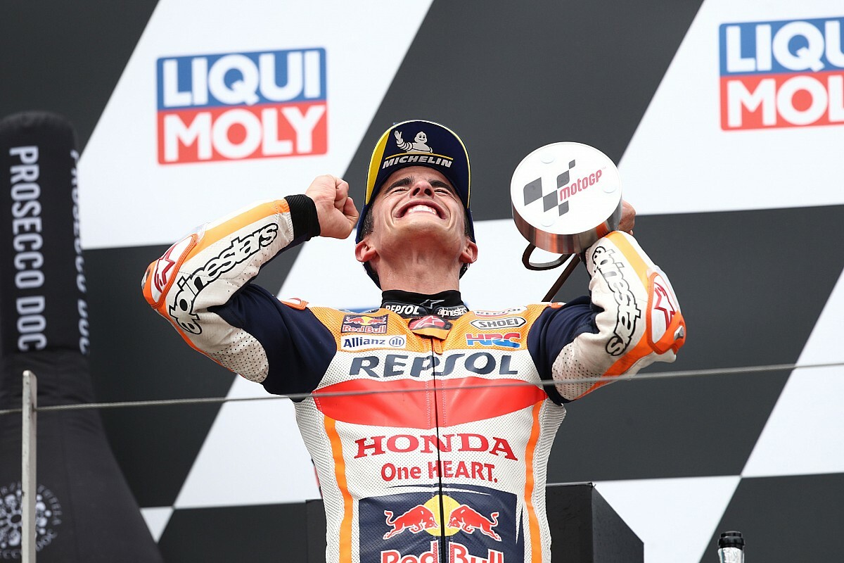 MotoGPドイツ決勝レポート：マルク・マルケス、涙の復活優勝……ザクセンリンクの”王”が帰還果たす