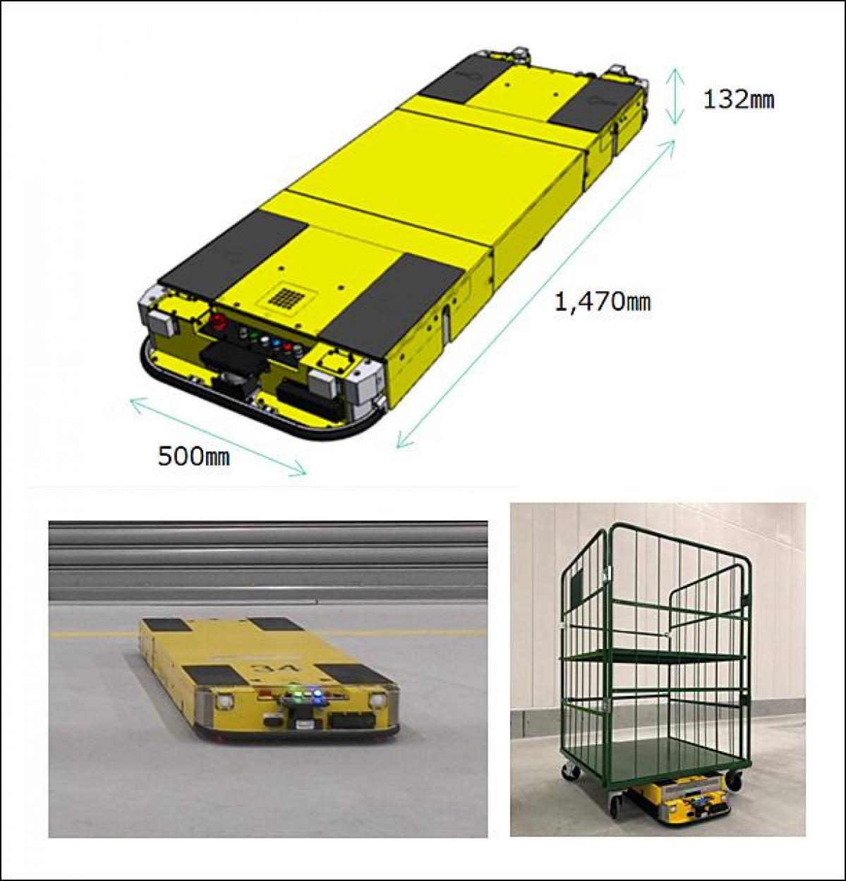 パナソニック：自律走行・低床型 搬送ロボット STR-100を発売